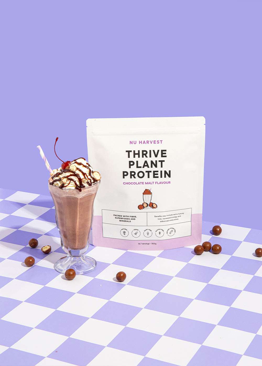 Choc Malt Plant Protein