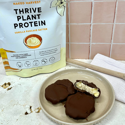 Heavenly Peanut Butter Chocolate Protein Clusters