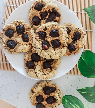 Vanilla Shortbread Choc Chip Cookies