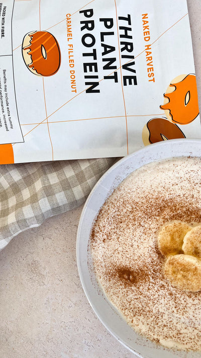 Banana Cinnamon Overnight Oats | VE, DF, RSF