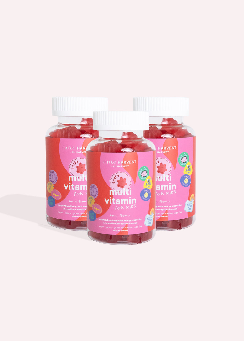 3 x Kids' Multivitamin + Probiotic Bundle