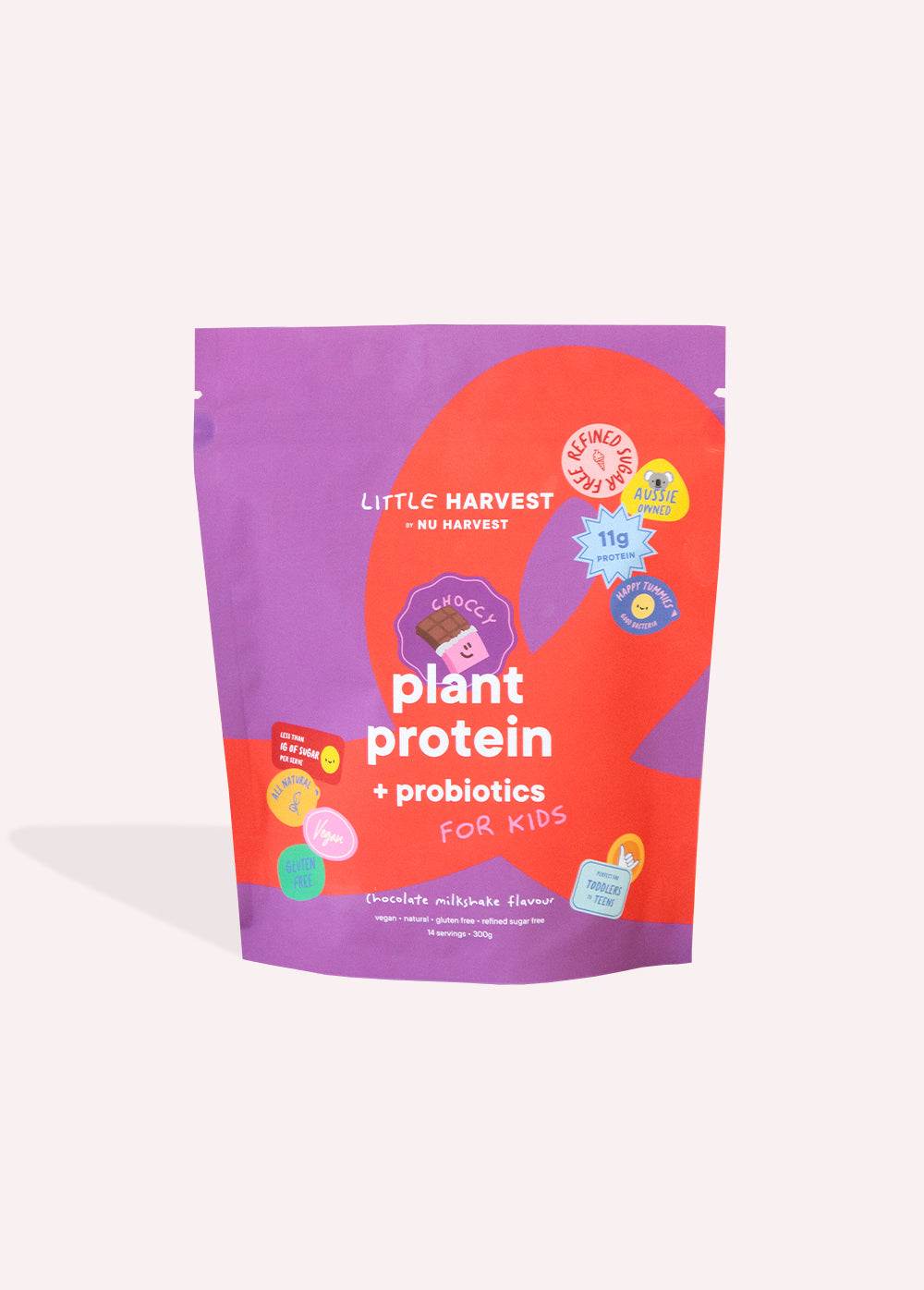 Kids Chocolate Plant Protein + Probiotics