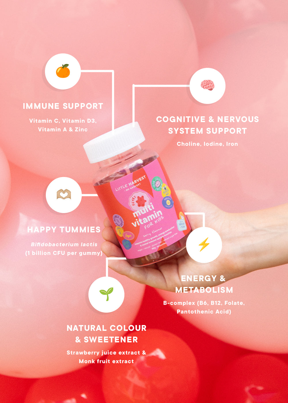 3 x Kids' Multivitamin + Probiotic Bundle