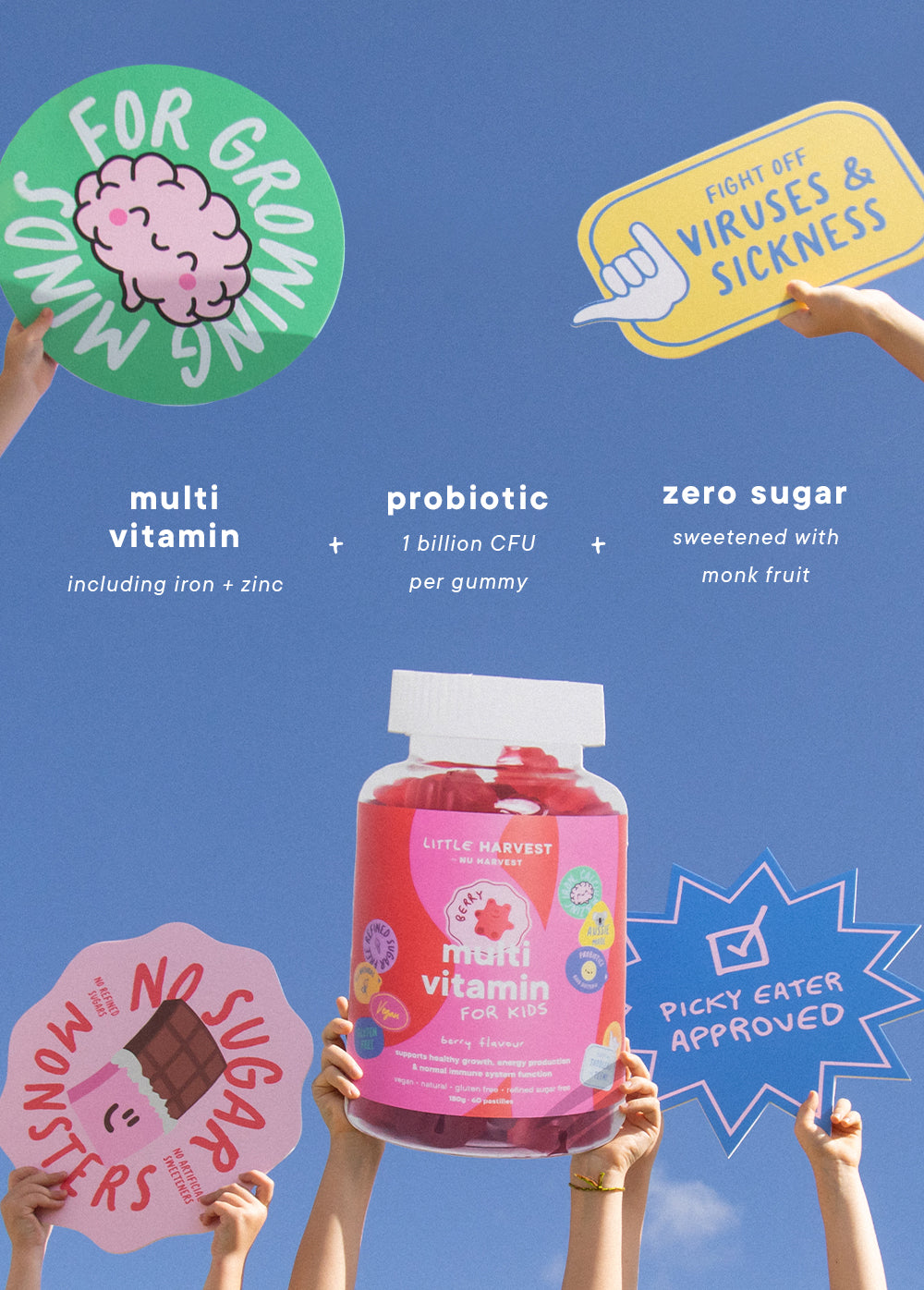 3 x Kids' Multivitamin + Probiotic Bundle