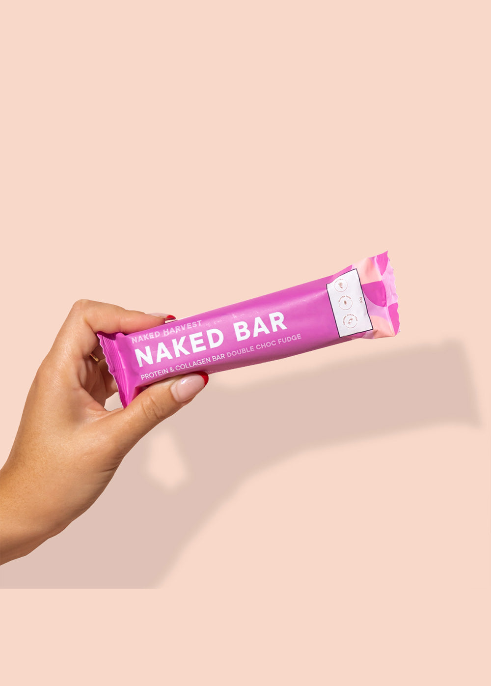 Naked Bars Double Choc Fudge - 2 Pack