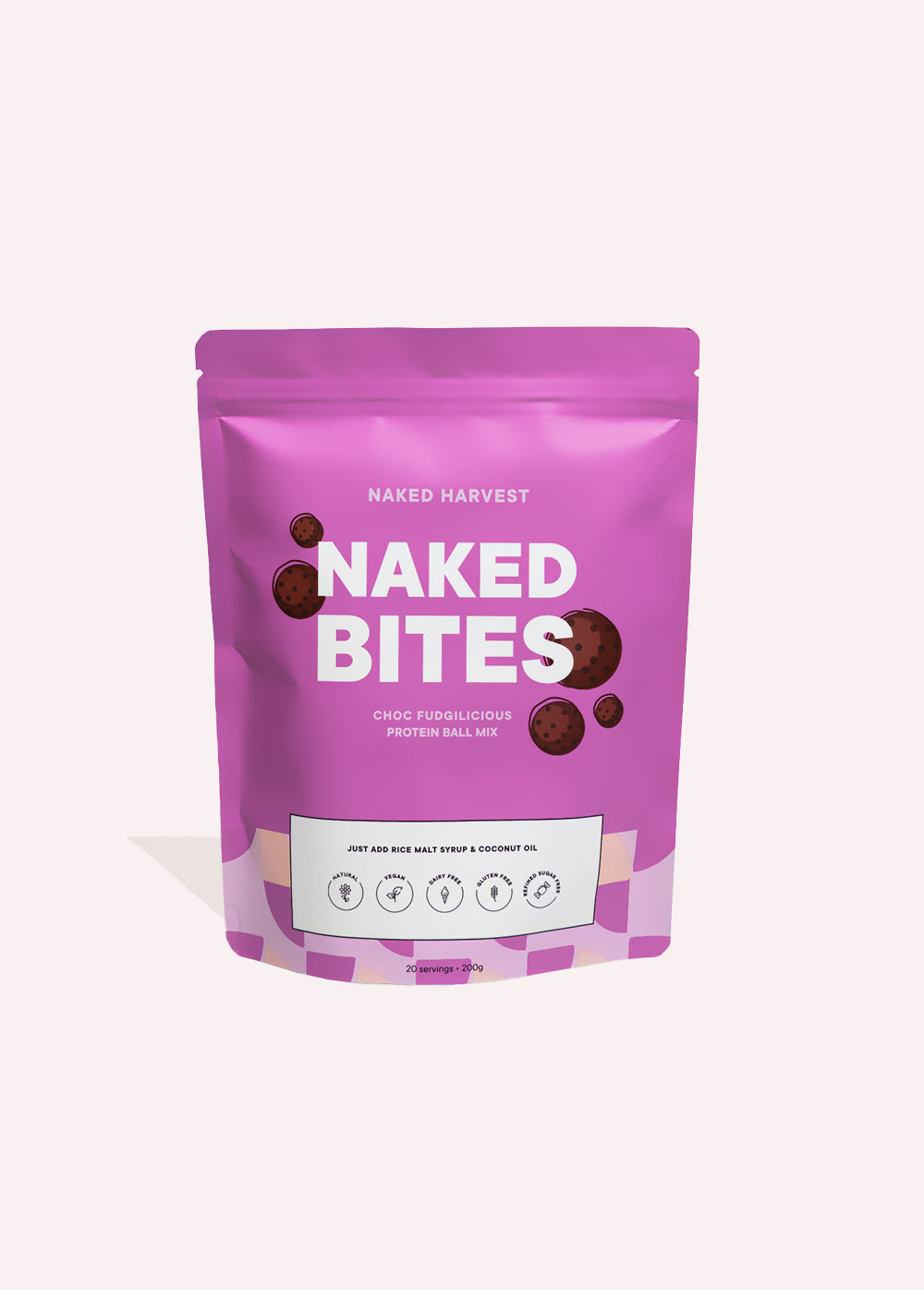 Naked Bites Choc Fudgilicious - Expiring July 2024