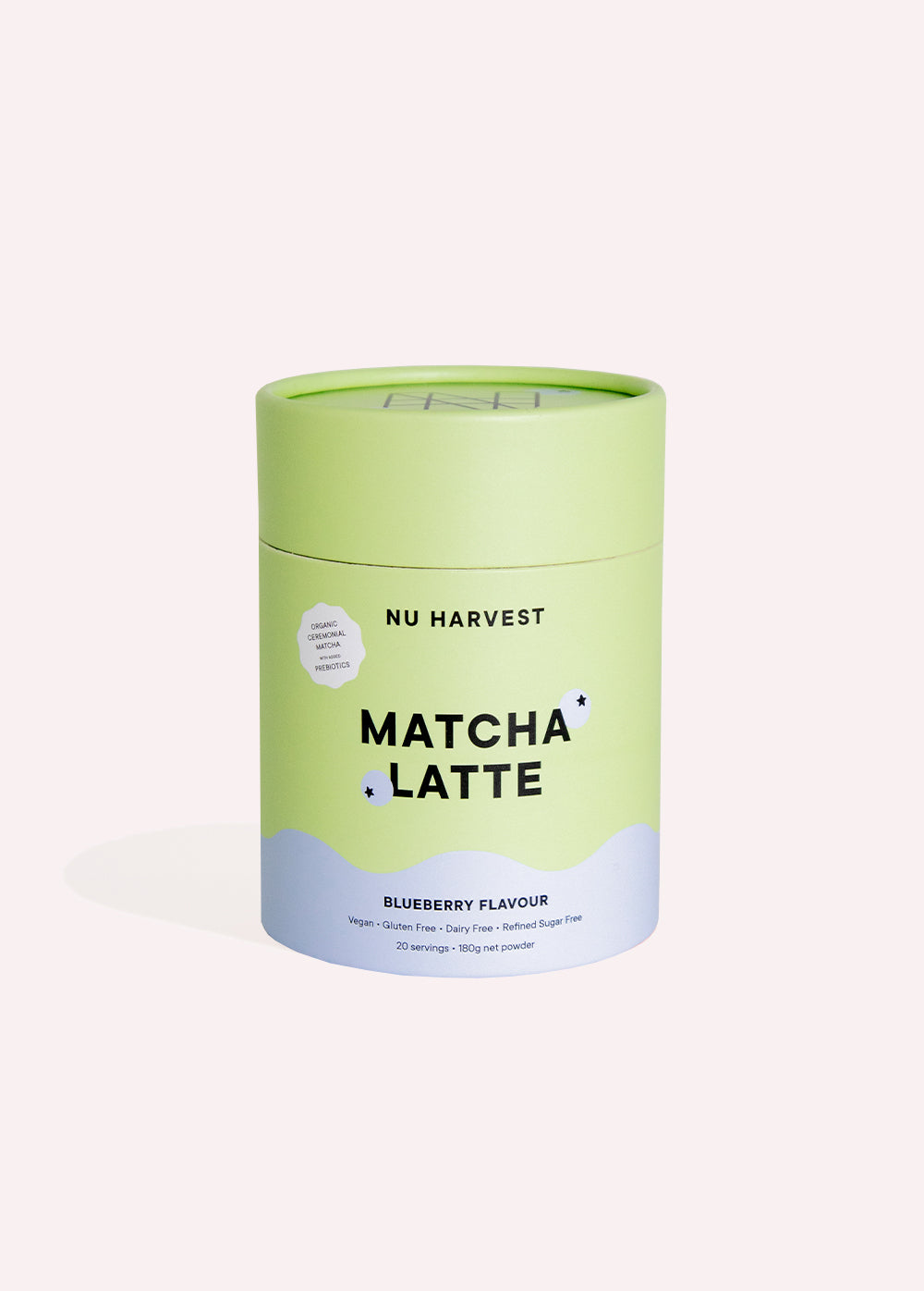 Blueberry Matcha Latte
