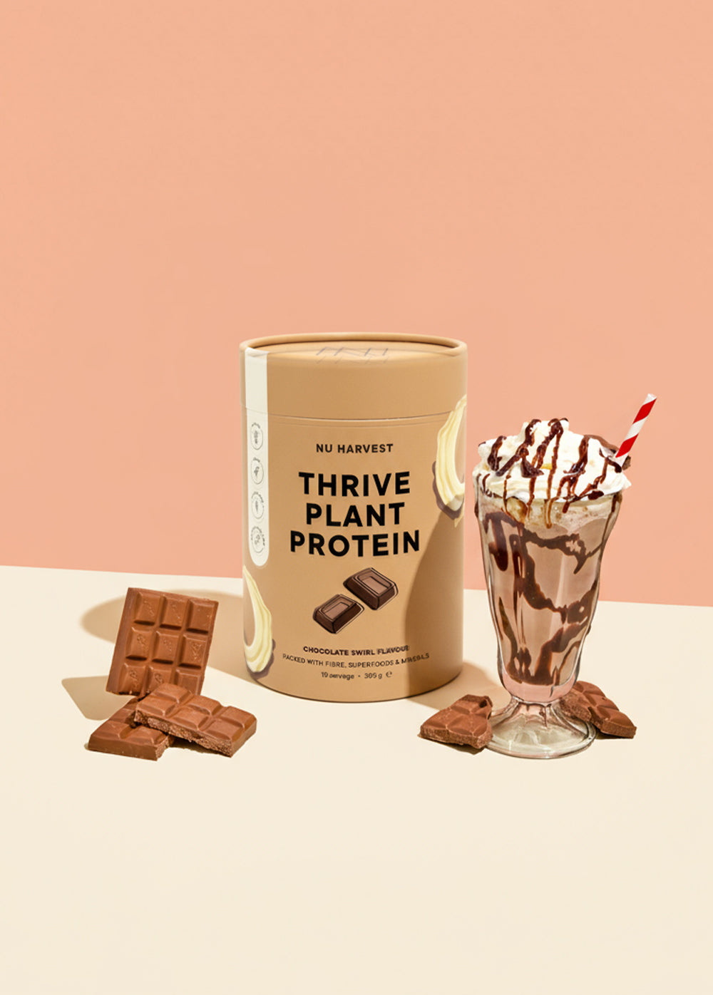 Chocolate Swirl Plant Protein 300g