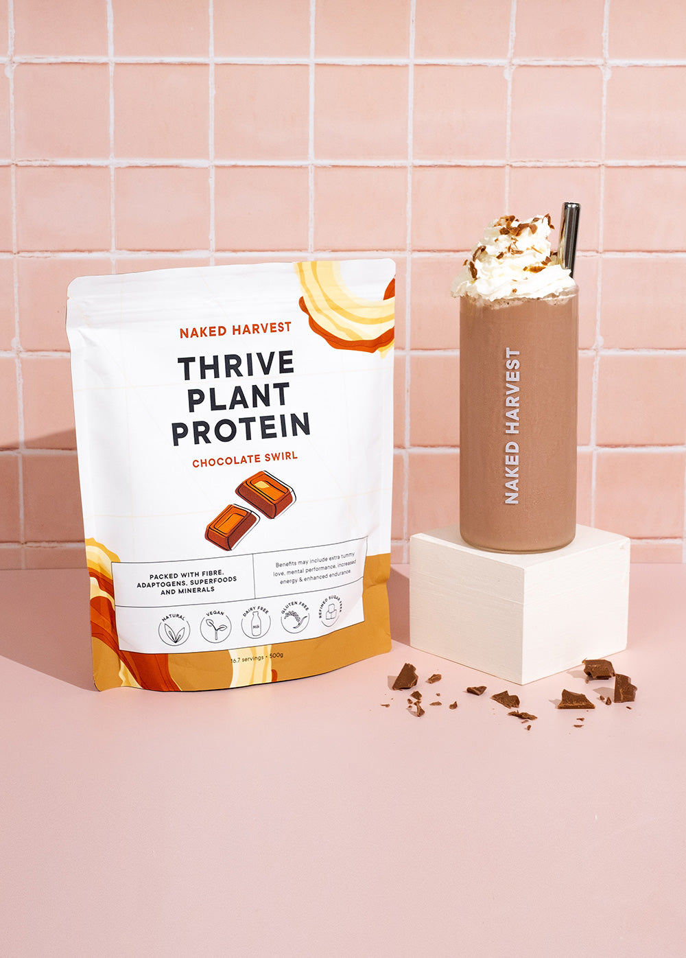 Chocolate Swirl Plant Protein – Naked Harvest Supplements