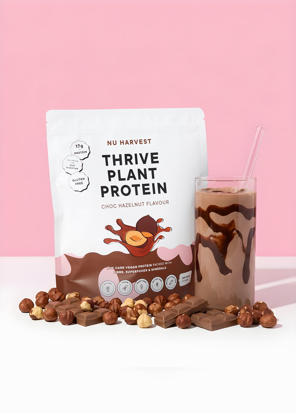 Choc Hazelnut Plant Protein