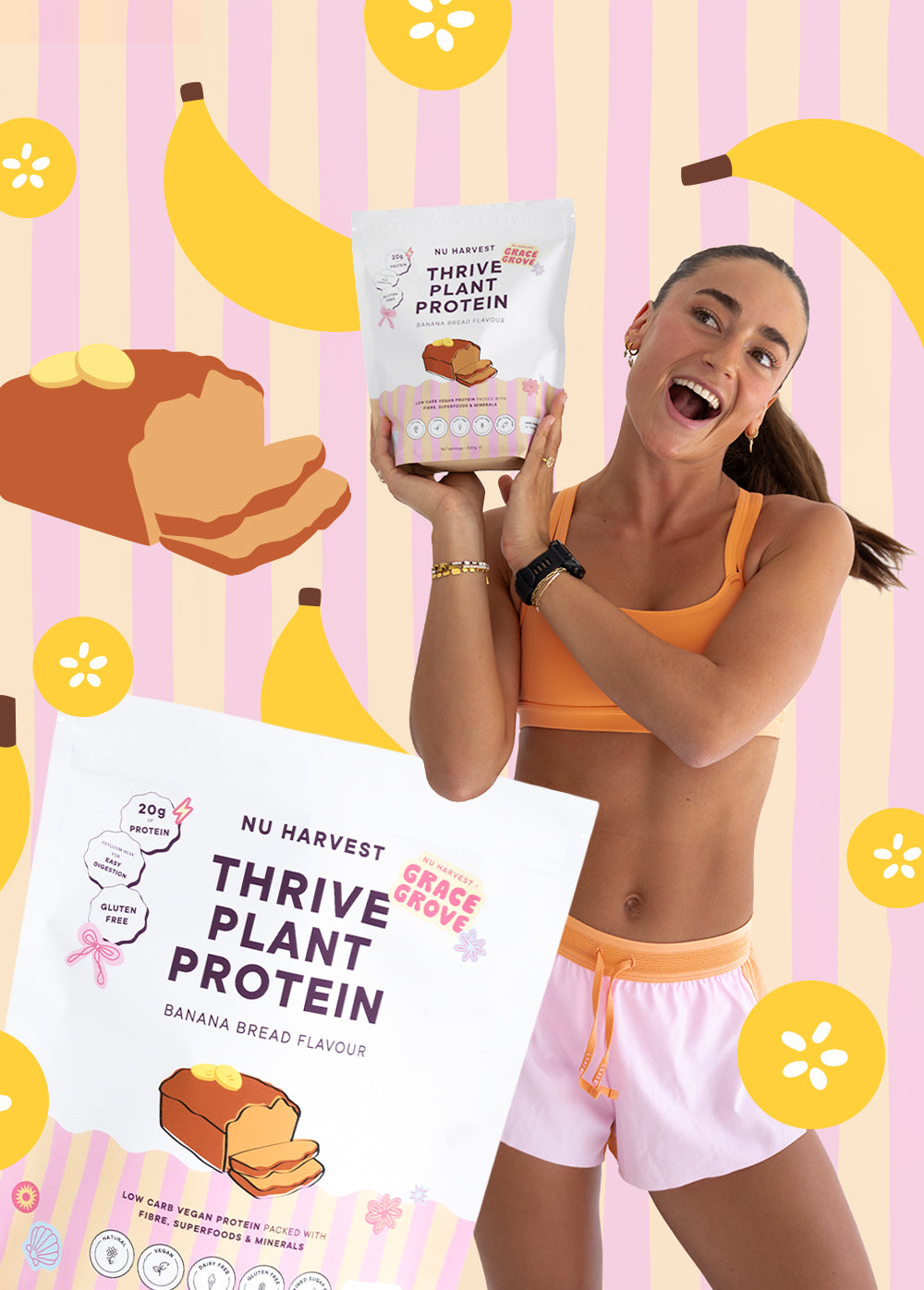 NH x Grace Grove Banana Bread Plant Protein