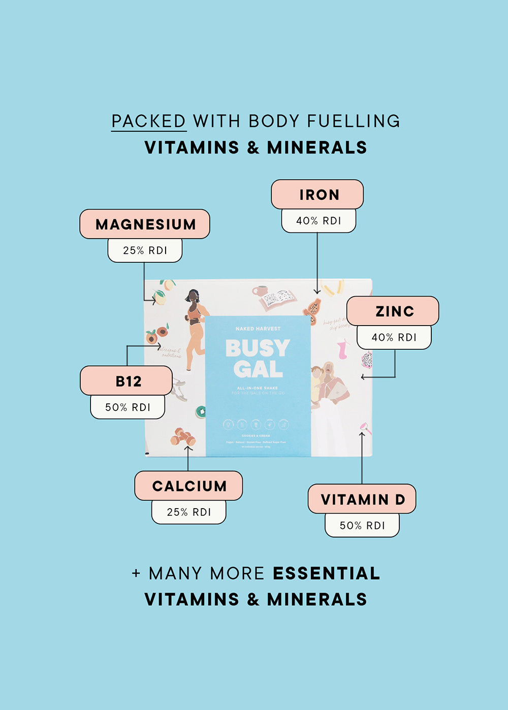 Cookies & Cream Busy Gal All-in-one Shake