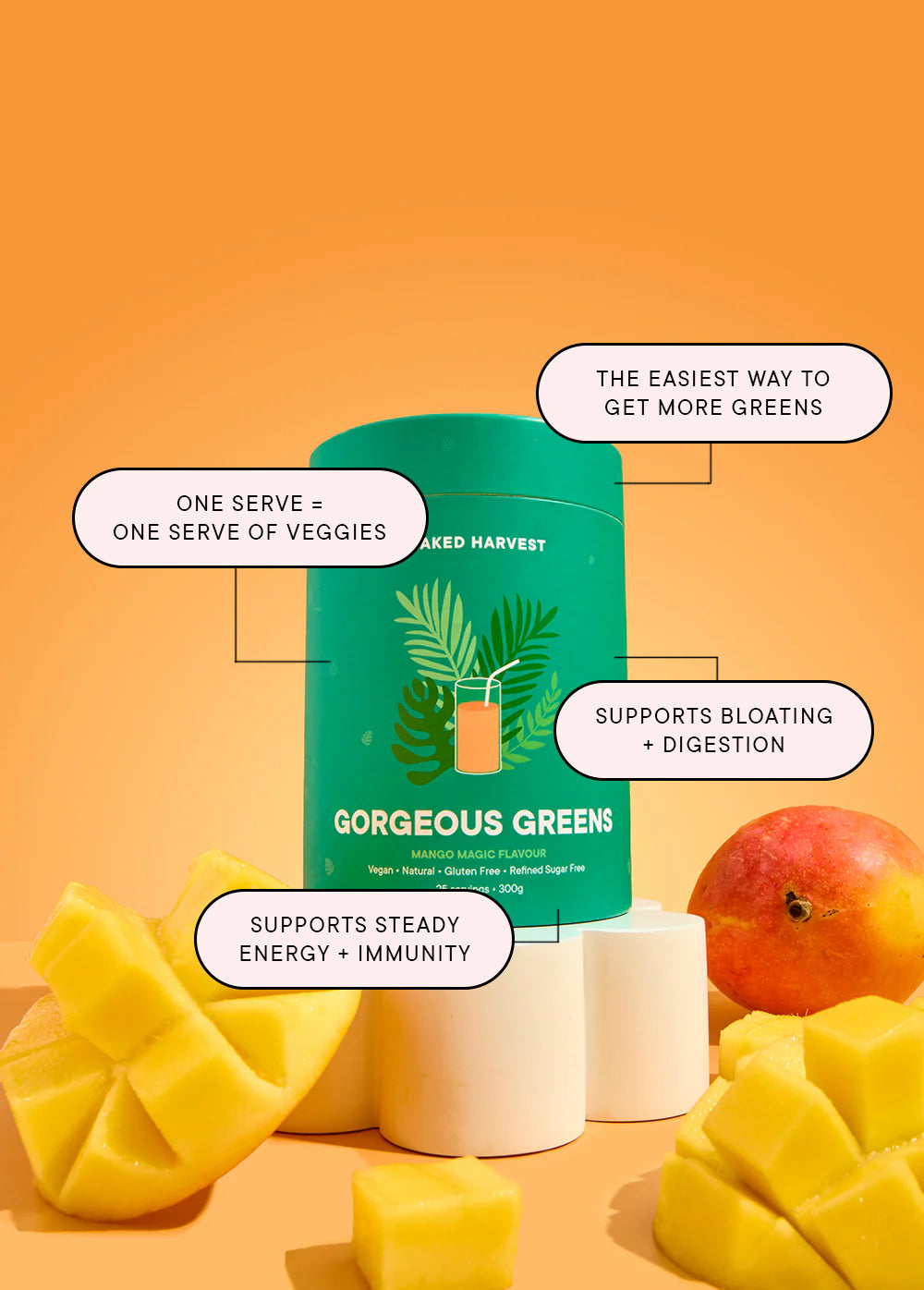 Mango Magic Gorgeous Greens