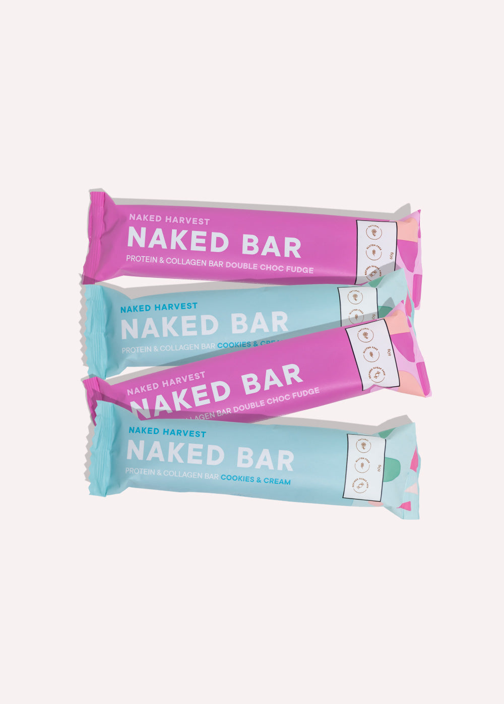 Naked Bars Mixed  - 4 Pack