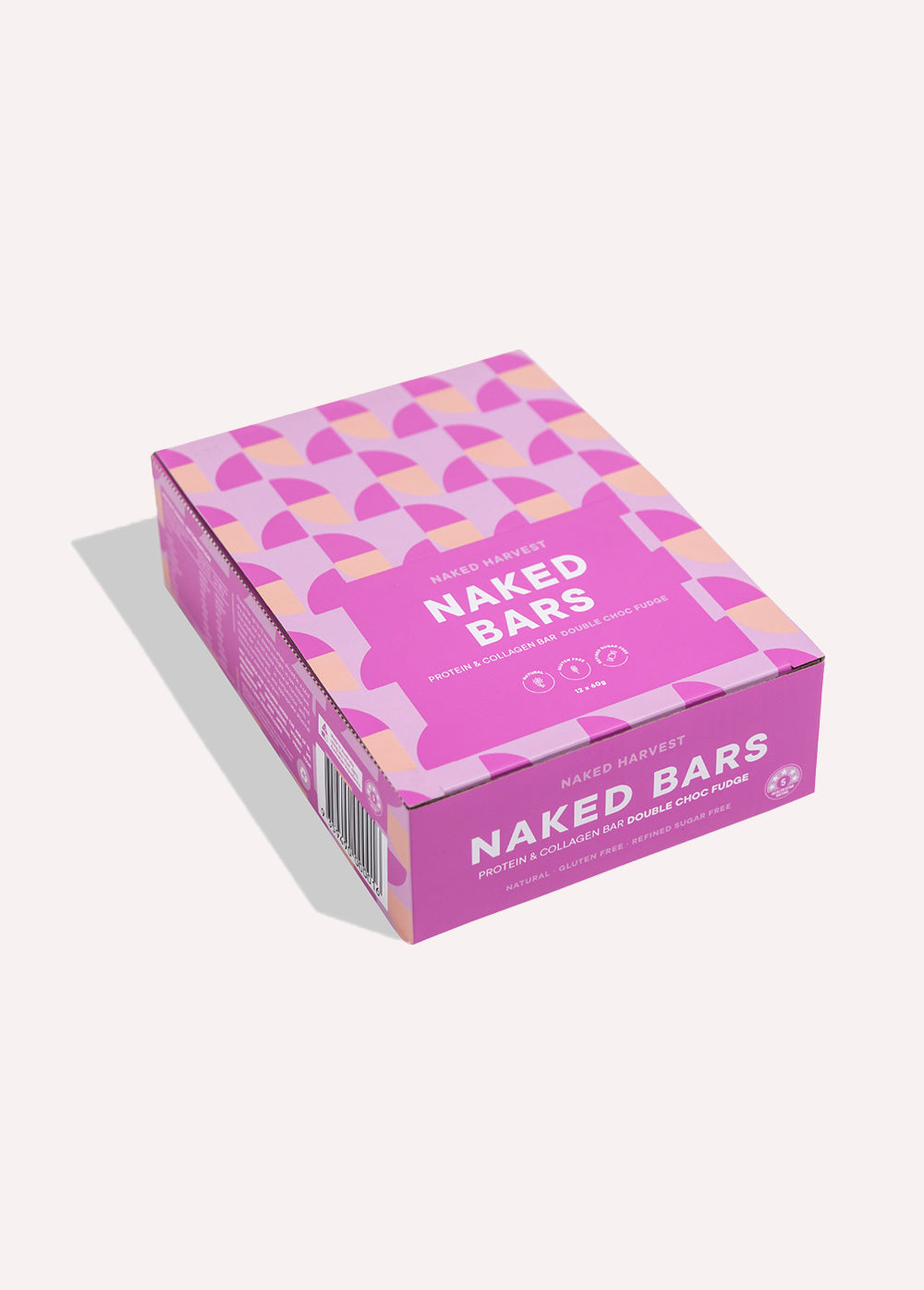 Naked Bars Double Choc Fudge - 12 pack