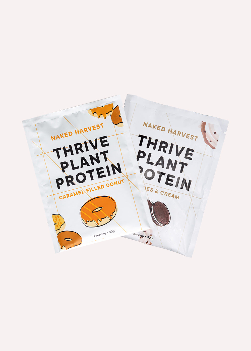 Sample Pack - Caramel Filled Donut & Cookies and Cream