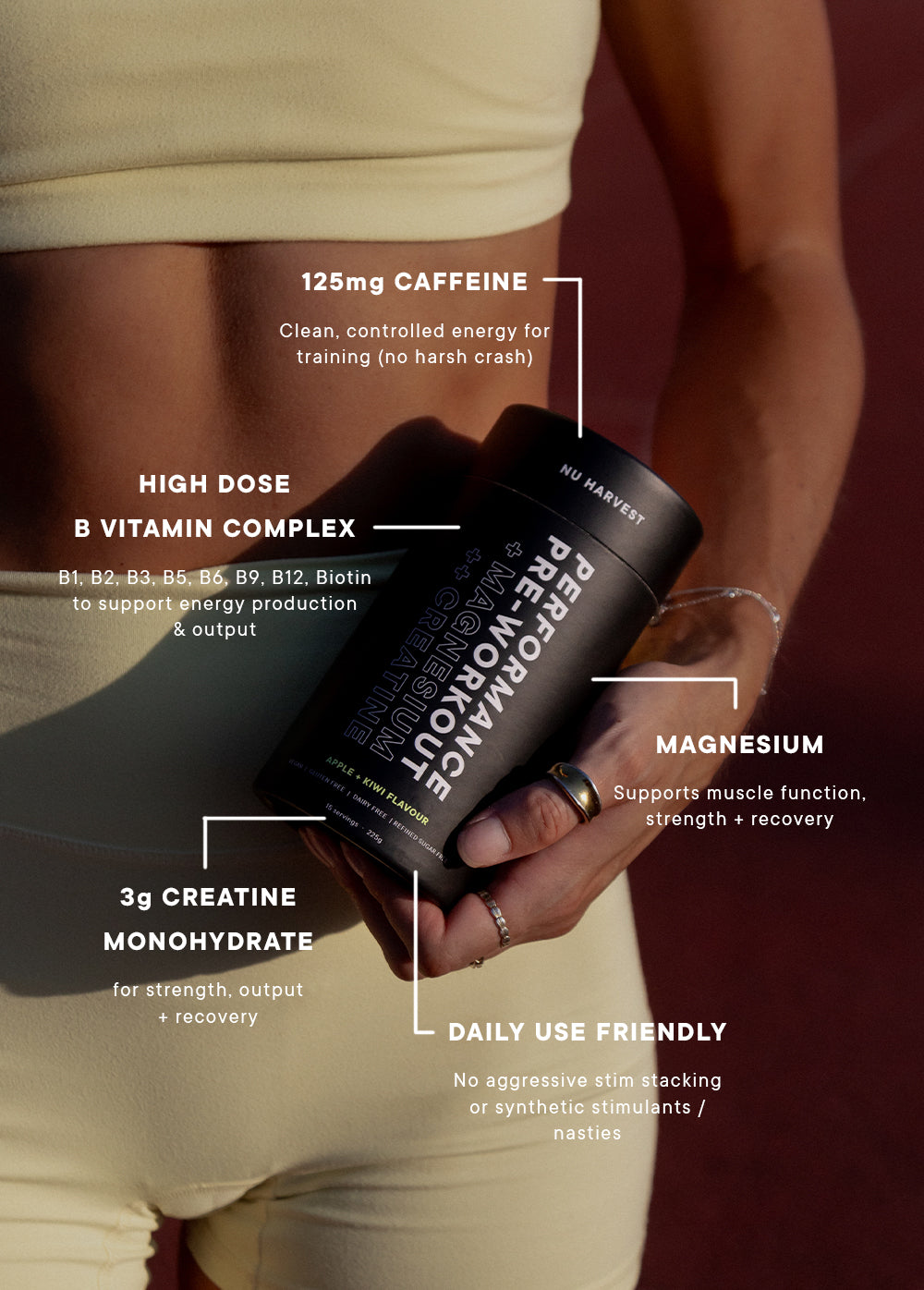 Apple + Kiwi Performance Pre-Workout – Naked Harvest Supplements