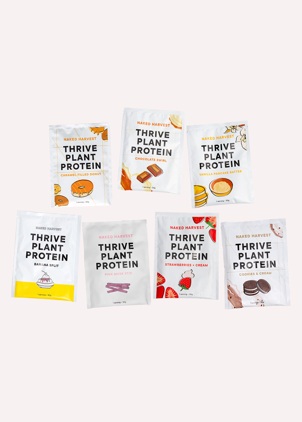Sample Pack - All Thrive Protein Flavours