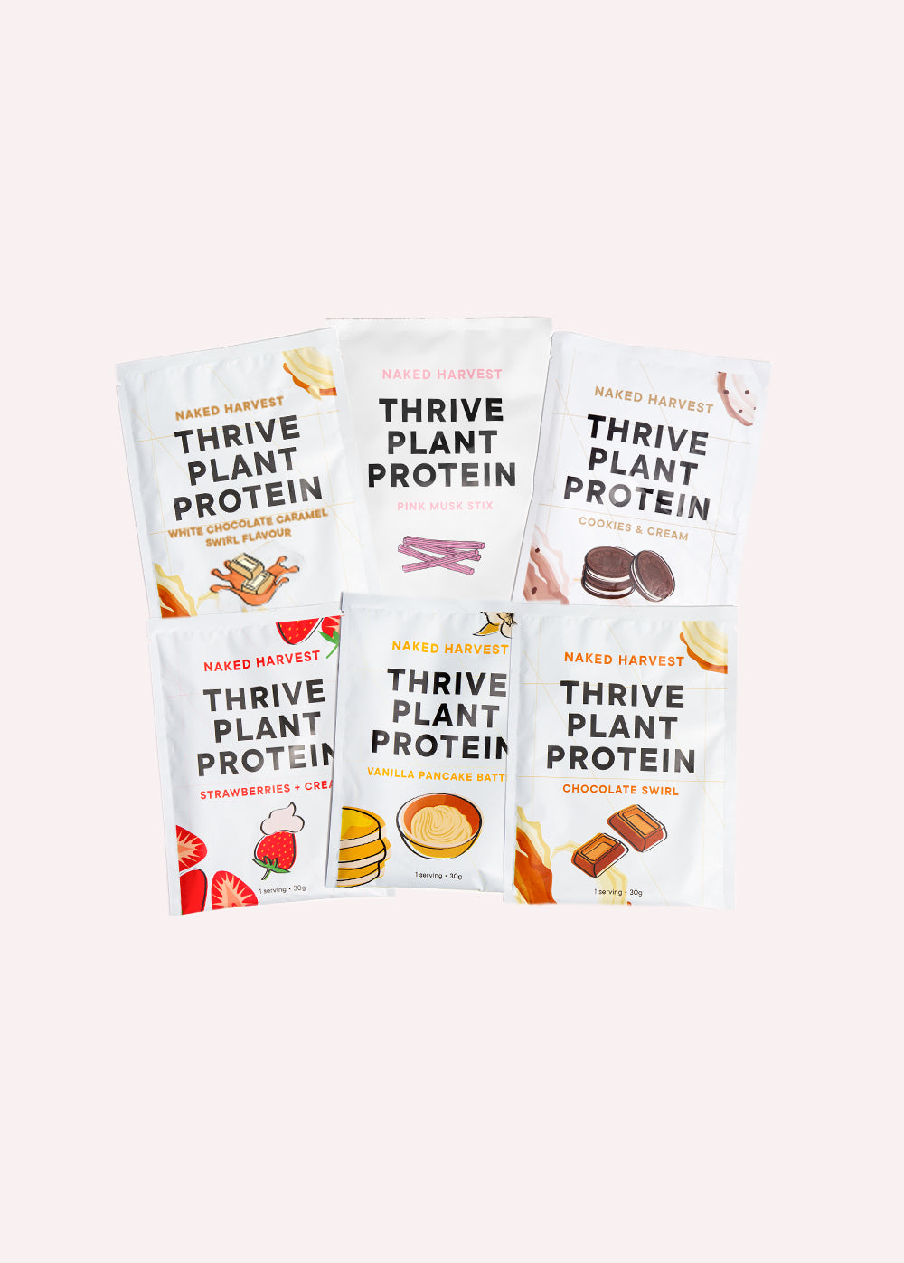 Sample Pack - All Thrive Protein Flavours