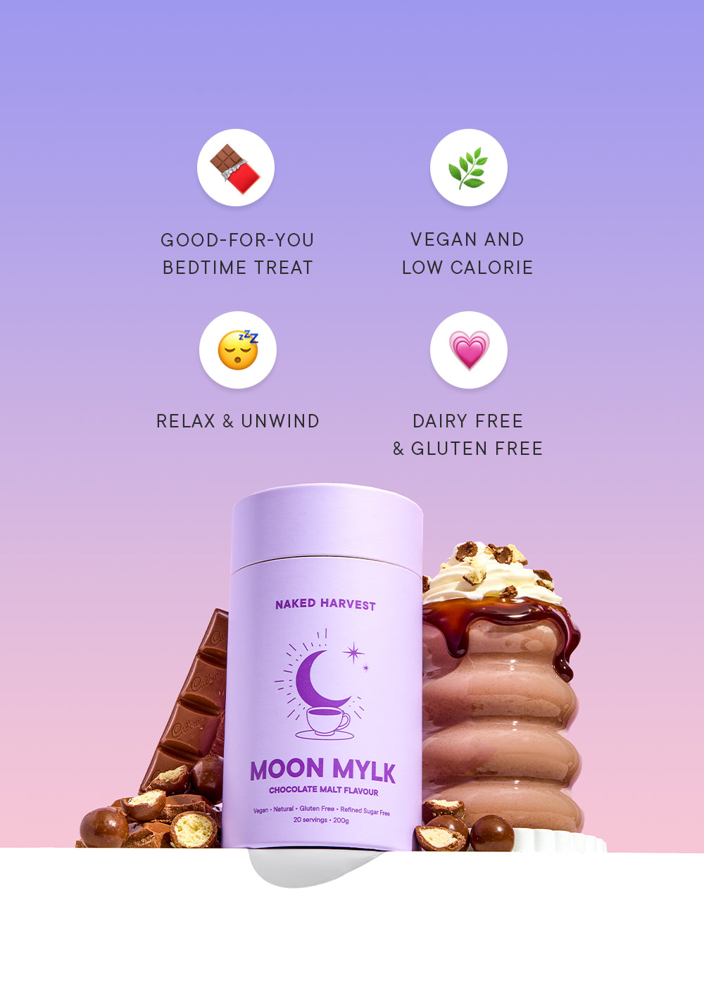 Choc Malt Moon Mylk